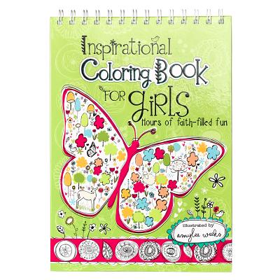Inspirational Coloring Book for Girls By Amylee Weeks (Illustrator) Cover Image