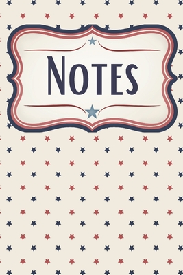 Vintage Patriotic Stars Notebook: Vintage Americana Notebook for American Patriots Cover Image