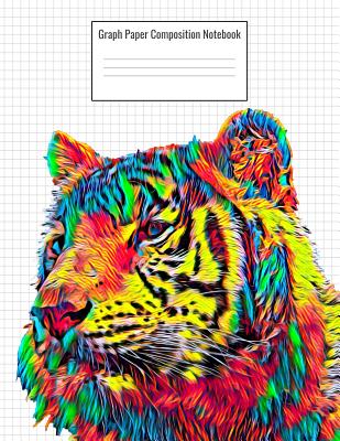 Graph Paper Composition Notebook: Quad Ruled 5 Squares Per Inch, 110 Pages, Tiger Cover, 8.5 X 11 Inches / 21.59 X 27.94 CM