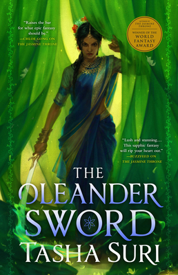 Cover for The Oleander Sword (Hardcover Library Edition) (The Burning Kingdoms #2)