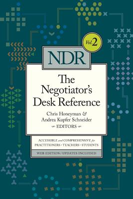 The Negotiator's Desk Reference Cover Image