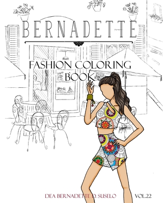 BERNADETTE Fashion Coloring Book Vol.22: Crazy Prints Cover Image