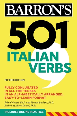 501 Italian Verbs, Fifth Edition (Barron's 501 Verbs) Cover Image