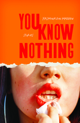 You Know Nothing Book Cover with a cut off bottom half of woman's face.