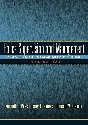 Cover for Police Supervision and Management (Pearson Criminal Justice)