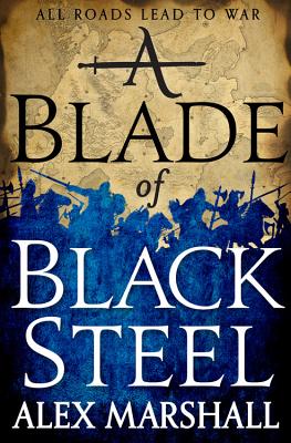 Cover for A Blade of Black Steel (The Crimson Empire #2)