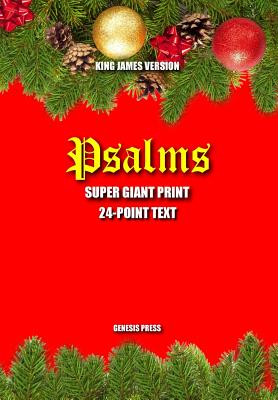 Psalms Super Giant Print Christmas Edition: 24-Point Text Cover Image