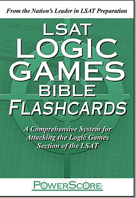 Lsat Logic Games Bible Flashcards A Comprehensive System For Attacking The Logic Games Section Of The Lsat Paperback Tattered Cover Book Store