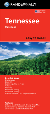 Rand McNally Easy to Read Folded Map: Tennessee State Map By Rand McNally Cover Image
