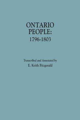 Ontario People: 1796-1803 Cover Image