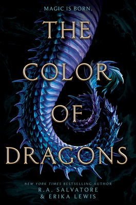 cover art for The Color of Dragons by R A Salvatore and Erika Lewis
