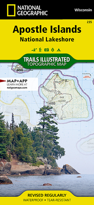 Apostle Islands National Lakeshore Map (National Geographic Trails Illustrated Map #235)