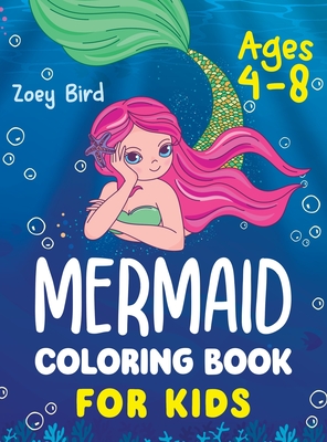 Mermaid Coloring Book for Kids: Coloring Activity for Ages 4 - 8  (Hardcover)