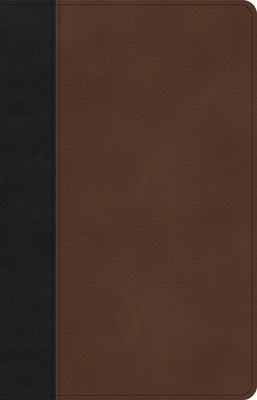 CSB Thinline Bible, Black/Brown LeatherTouch By CSB Bibles by Holman Cover Image