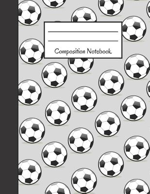 Composition Notebook: Large 120 Pages College Ruled Notebook Football Design 8.5 X 11 Cover Image