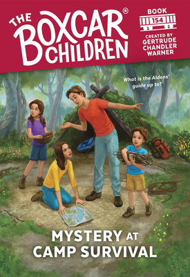 Mystery at Camp Survival: 154 (Boxcar Children Mysteries #154) By Gertrude Chandler Warner (Created by), Anthony VanArsdale (Illustrator) Cover Image
