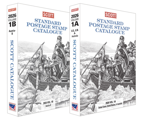 2026 Scott Stamp Postage Catalogue Volume 1: Cover Us, Un, Countries A-B (2 Copy Set): Scott Stamp Postage Catalogue Volume 1: Us, Un and Countries A- By Jay Bigalke (Editor in Chief), Jim Kloetzel (Consultant), Chad Snee Cover Image