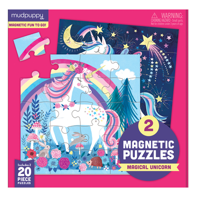 Magical Unicorn Magnetic Puzzle By Rebecca Jones (Illustrator) Cover Image