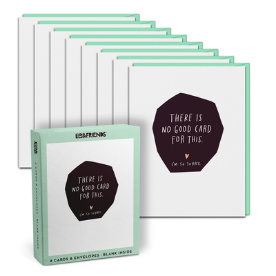 No Good Card For This Cards Empathy Sympathy Cards with Envelopes