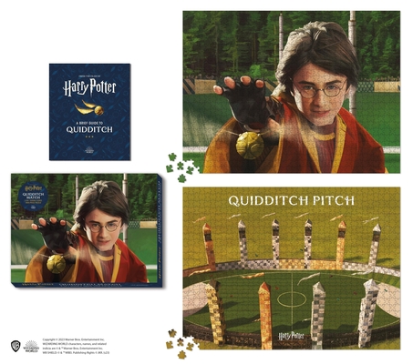 Harry Potter Quidditch Match 2-in-1 Double-Sided 1000-Piece Puzzle By Donald Lemke Cover Image