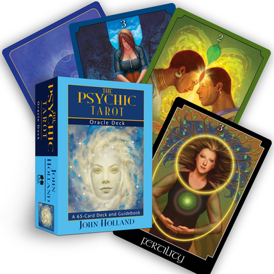 The Psychic Tarot Oracle Cards: a 65-Card Deck, plus booklet! By John Holland Cover Image