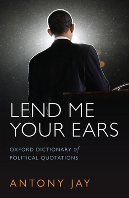 Oxford Dictionary of Political Quotations (Oxford Quick Reference) Cover Image