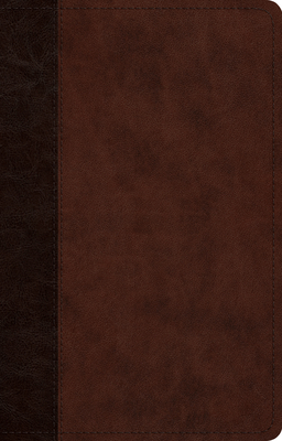 ESV Large Print Thinline Reference Bible (Trutone, Brown/Walnut, Timeless Design) Cover Image