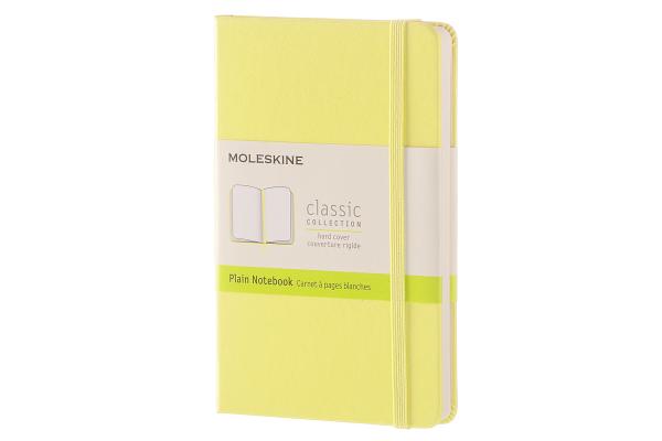 Moleskine Classic Notebook, Pocket, Plain, Citron Yellow, Hard Cover (3.5 x 5.5) Cover Image