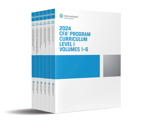 2024 Cfa Program Curriculum Level I Box Set Cover Image