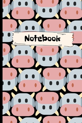Notebook: Cute Cow pink blue white.Cow themed gift, cow birthday gift, cow gift for women, cow gifts for kids, cow gag gift. By Animal Antics Cover Image