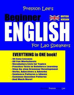 Preston Lee's Beginner English For Lao Speakers (British) By Matthew Preston, Kevin Lee Cover Image