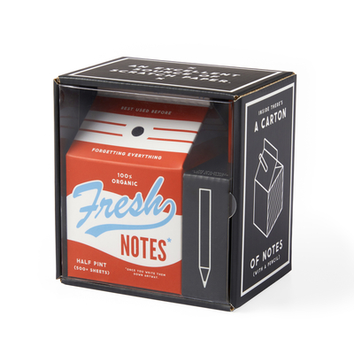 Fresh Ideas Milk Carton Note Set By Brass Monkey, Galison Cover Image