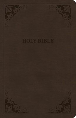 Cover for CSB Thinline Bible, Brown LeatherTouch, Value Edition