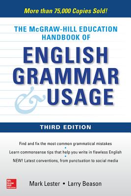 McGraw-Hill Education Handbook of English Grammar & Usage By Mark Lester Cover Image