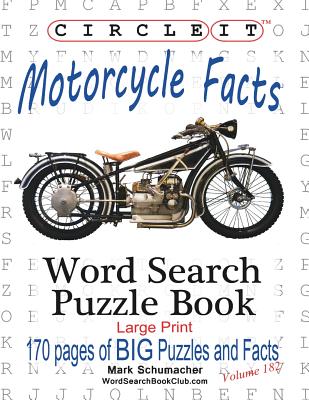 Circle It, Motorcycle Facts, Word Search, Puzzle Book Cover Image