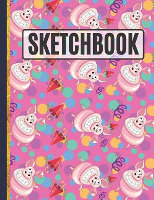 Sketchbook: Party Pigs Sketchbook for Kids to Practice Sketching Cover Image