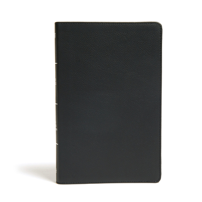 KJV Ultrathin Reference Bible, Black Genuine Leather, Indexed Cover Image