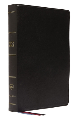 KJV, Preaching Bible, Premium Calfskin Leather, Black, Comfort Print By Thomas Nelson Cover Image