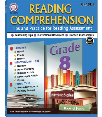 Reading Comprehension, Grade 8 By Schyrlet Cameron, Suzanne Myers Cover Image
