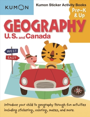 Kumon Sticker Activity Books: Geography U.S. and Canada Cover Image