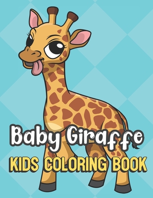 Baby Giraffe Kids Coloring Book: Silly Giraffes Color Book for Children of  All Teal Diamond Design with Black White Pages for Mindfulness and Re