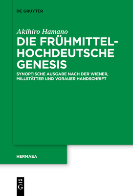 Die frühmittelhochdeutsche Genesis (Hermaea. Neue Folge #138) Cover Image