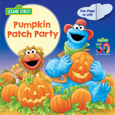 Pumpkin Patch Party (Sesame Street): A Lift-the-Flap Board Book cover