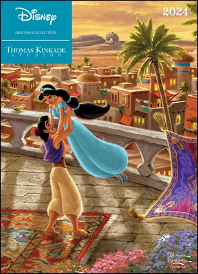 Disney Dreams Collection by Thomas Kinkade Studios: 12-Month 2024 Monthly/Weekly