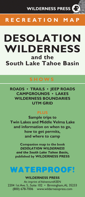 Map Desolation Wilderness and the South Lake Tahoe Basin: Recreation Map Cover Image
