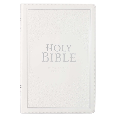 KJV Thinline White Wedding Bible  Cover Image