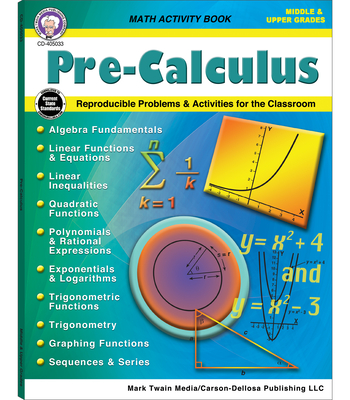 Pre-Calculus Workbook Cover Image