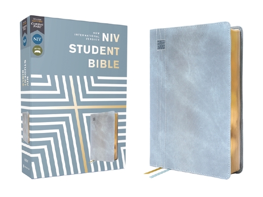 Niv, Student Bible, Leathersoft, Teal, Comfort Print Cover Image