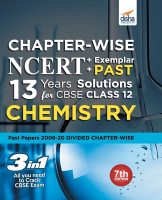 Chapter-wise NCERT + Exemplar + PAST 13 Years Solutions for CBSE Class 12 Chemistry 7th Edition Cover Image