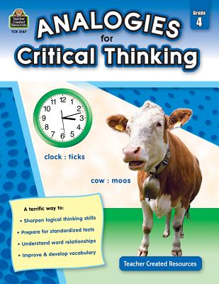 Analogies for Critical Thinking Grade 4 Cover Image